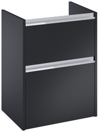 Roca Gap Pro szafka wisząca 59x46x66 CZARNY MAT