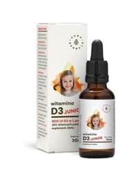 AURA HERBALS Witamina D3 Junior 800 IU -
