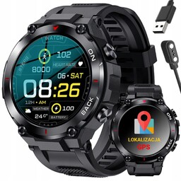 Smartwatch Męski Gravity GT8-1 z Gps Grawer