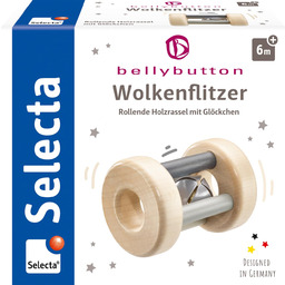 Selecta 64003 Wolkenflitzer, zabawka do chwytania i grzechotka
