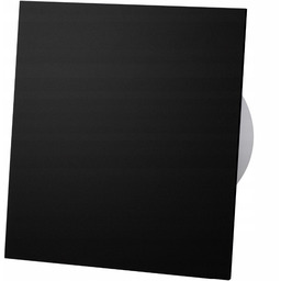 Wentylator Łazienkowy 125 mm Panel Czarny Mat Cichy