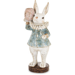 Figurka dekoracyjna wielkanocna królik 27,5x10,5x9,5 183075
