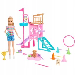 Barbie Plac zabaw piesków lalka Stacie HRM10