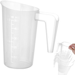 Miara kuchenna dzbanek z miarką z polipropylenu piętrowalny