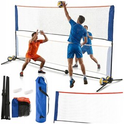 Siatka Siatkówka Regulowana Tenis Ogród Gra Uniwersalna Mocna