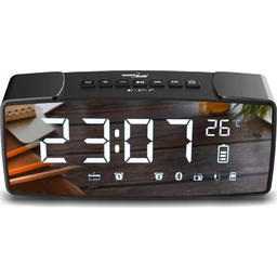 Radiobudzik GreenBlue Radiobudzik Bluetooth 4.2 Fm Aux-in GB200