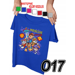 KOSZULKA DZIECIĘCA Z NADRUKIEM PSI PATROL BAJKI PIESKI