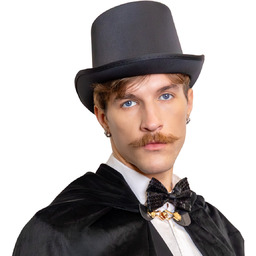 Kapelusz cylinder czarny - 1 szt.