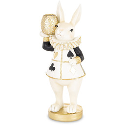 Figurka dekoracyjna wielkanocna królik 28x11x9,5 183078