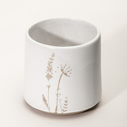 Osłonka na doniczkę Botanic White I 12x12x12 cm,