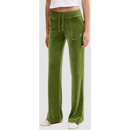 JUICY COUTURE Oliwkowe spodnie dresowe damskie Layla Low