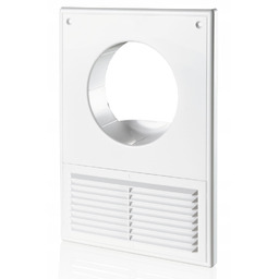 MW125AKU Kratka do okapu fi 125 25x18 biała