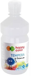 Farba tempera Premium 500ml biała HAPPY COLOR -