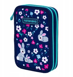 Piórnik Podwójny Z Wyp Astrabag Baby Bunny AC21