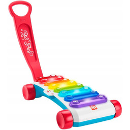 Fisher Price Duży Edukacyjny Ksylofon Do Ciągnięcia Interaktywny