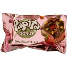 Ciastka z nadzieniem truskawkowym Drażetkami Papita