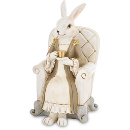 Figurka dekoracyjna wielkanocna królik 18x9,5x9,5 175237