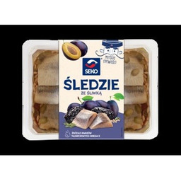 Śledzie ze śliwką w oleju 500g