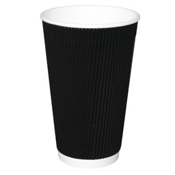 Fiesta Kubek do kawy karbowany 455 ml czarny