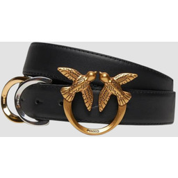 PINKO Czarny pasek damski Cobain Belt H3 S