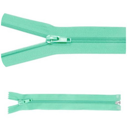 Zamek błyskawiczny #5 Rozdzielczy 25cm Mięta 5szt