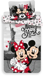 Pościel 140x200 Myszka Mini i Miki New York