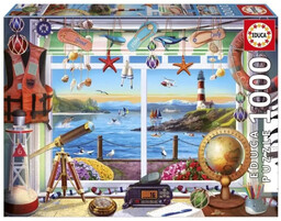 Puzzle 1000 Pokój z widokiem na morze -