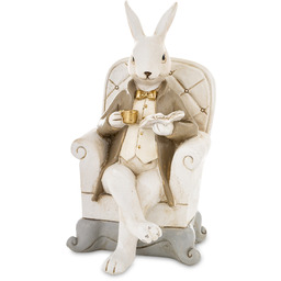 Figurka dekoracyjna wielkanocna królik 18x9,5x9,5 175239