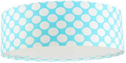 Lumes Niebieski plafon w białe kropki do pokoju