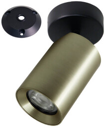 Metalowa lampa natynkowa Tore TLS006-GLD Zumaline spot tuba