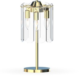 Lampa stołowa szklana NIRA ZŁOTA/GOLD MT3523-3S-EGN - Zuma