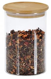 Kesper Pojemnik szklany z pokrywą bambusową 800 ml