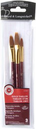 Royal & Langnickel RSET-9140 - Gold Taklon 3-częściowy
