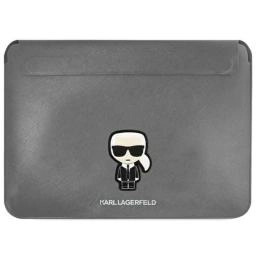 Karl Lagerfeld Saffiano Ikonik Karl KLCS16PISFG 16" Srebrny