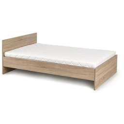 Łóżko jednoosobowe dąb sonoma 90x200 cm Lima