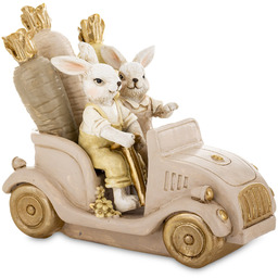 Figurka dekoracyjna wielkanocna królik 12x14x7,5 175268