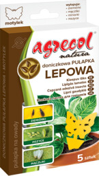 Agrecol Doniczkowa pułapka lepowa motylek 5 szt.