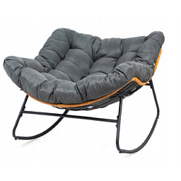 Fotel Bujany Na Biegunach Ogrodowy Do Salonu Skandynawska