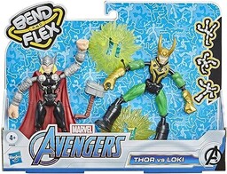 Thor kontra Loki, zginane i odkształcane figurki