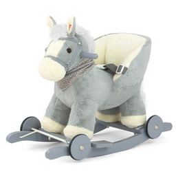 MILLY MALLY Koń na biegunach Polly Szary Zyskaj