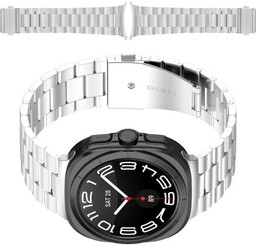 Bizon Pasek ze stali nierdzewnej Strap Watch Aura
