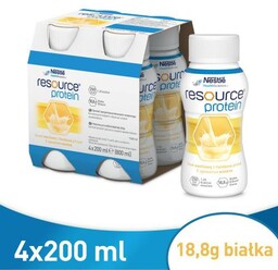 Resource Protein smak waniliowy, 4x200ml