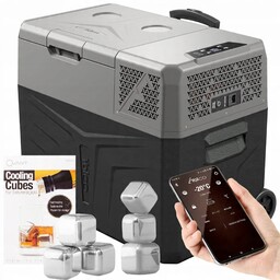 Lodówka Turystyczna Kompresorowa Yolco BCX40 Grey 39L 12V