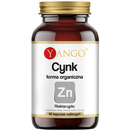 Cynk forma organiczna suplement diety 90 kapsułek