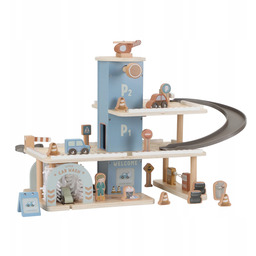 Little Dutch: drewniany garaż wielopoziomowy