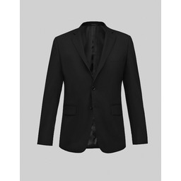 marynarka męska do zestawu emarese wełniana czarna slim