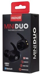 MAXELL MINI DUO Słuchawki bezprzewodowe bluetooth TWS EARBUDS