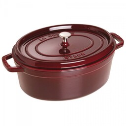 Staub Garnek żeliwny Owalny 5.5l Grenadynowy La Cocotte