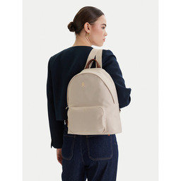 Plecak Tommy Hilfiger Popette Dome Backpack AW0AW17939 Écru