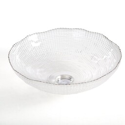 Eurofirany Misa szklana Daisy 25x9 01 biała